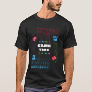 Camiseta Entusiasta do Tempo de Jogo, Presente de Jogador, 