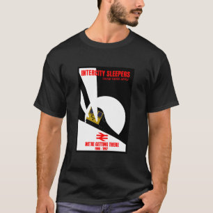 Camiseta Entusiasta do trem ferroviário britânico