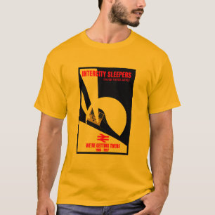 Camiseta Entusiasta do trem ferroviário britânico