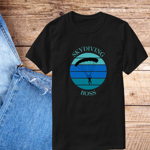 Camiseta Entusiasta em Busca de Skydiving