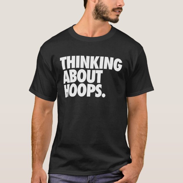 Camiseta Entusiasta Hoop perfeito para ventiladores e músic (Frente)