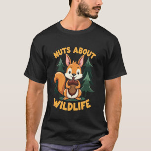 Camiseta Entusiasta Observador de Esquilos Observador de Vi