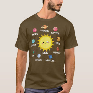 Camiseta Entusiastas de espaço em forma de espaço para cúpu