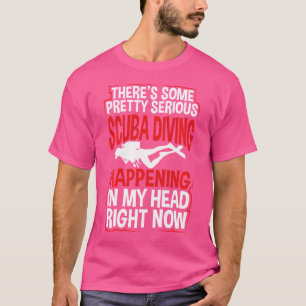 Camiseta Entusiastas do mergulho Scuba Entusiastas do mergu