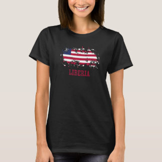 Camiseta Entusiastas liberianos por Libéria e Libéria