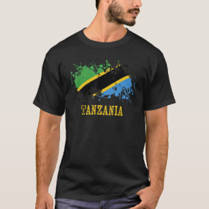 Camiseta Entusiastas tanzanianos pela Tanzânia e Tanzânia