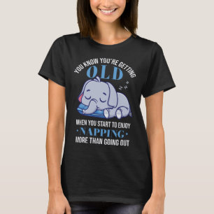 Camiseta Envelhecer é melhor para homens e mulheres velhos
