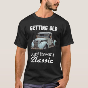 Camiseta Envelhecer Está Se Tornando Clássico Car Hotrod Vi