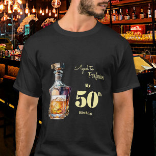 Camiseta Envelhecido à Perfeição Whiskey de Aniversário de