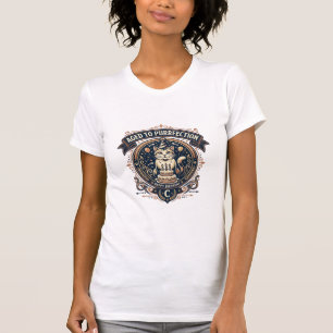 Camiseta Envelhecido Até a Perfeição do Gato Idade de Anive