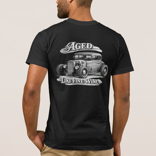 Camiseta Envelhecido Como Um Vinho Fino (Verso)