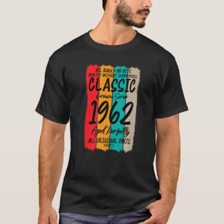 Camiseta Envelhecido perfeitamente, todas as peças originai