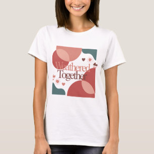 Camiseta Envelhecidos Juntos – Citação Mínima de Dia dos Na