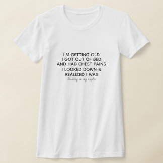 Camiseta Envelhecimento