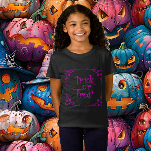 Camiseta Envenenamento - Truque ou Tratamento Roxo