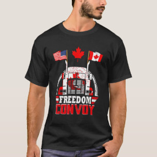 Camiseta Enviado pela Liberdade do Canadá 2022 Caminhoneiro