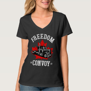 Camiseta Enviado pela Liberdade do Canadá 2022 Caminhoneiro