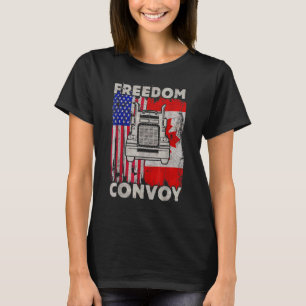 Camiseta Enviado pela Liberdade do Canadá 2022 Caminhoneiro