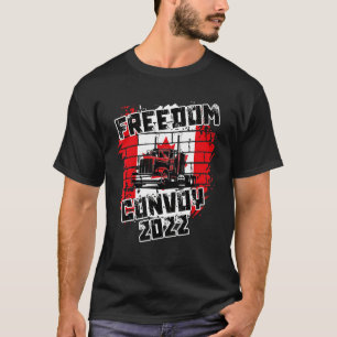 Camiseta Enviado pela Liberdade do Canadá 2022 Caminhoneiro