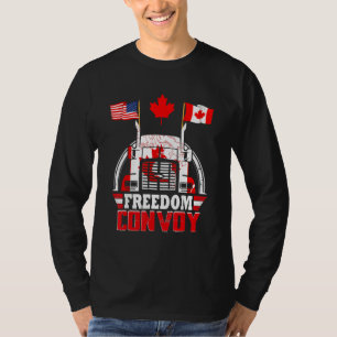 Camiseta Enviado pela Liberdade do Canadá 2022 Caminhoneiro