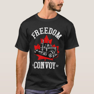 Camiseta Enviado pela Liberdade do Canadá 2022 Caminhoneiro