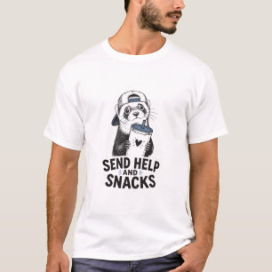 Camiseta Enviar Ajuda E Lanches Furão