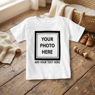 Camiseta Enviar foto & adicionar texto – Personalizar