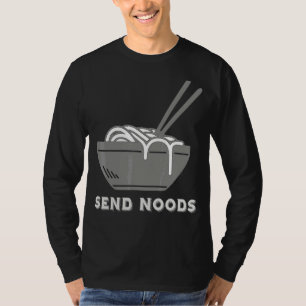 Camiseta Enviar Gag de Noods Jogar em Noodles