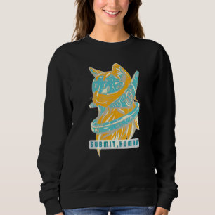 Camiseta Enviar Humano Gato Espacial Alien Futuro Autoritár