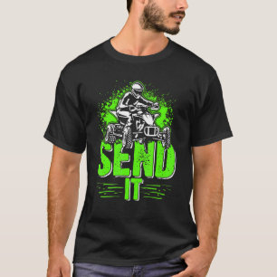 Camiseta Enviar-Lhe Rid de Quad Bike Racing MX Quatro Rodas