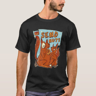 Camiseta Enviar Loucos Engraçados Loucos de Roedores Engraç