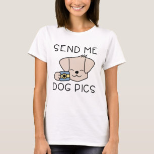 Camiseta Enviar-me Fotos de cães
