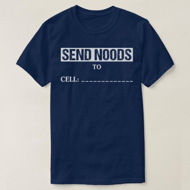 Camiseta Enviar Noods (Frente do Design)