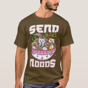 Camiseta Enviar Noods Japonês Ramen