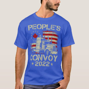 Camiseta Enviar os povos 2022 para os caminhoneiros norte-a