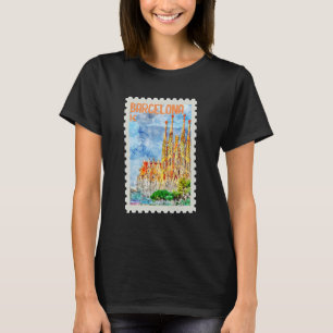 Camiseta Enviar para Espanha Barcelona Catalunha Selo Espan