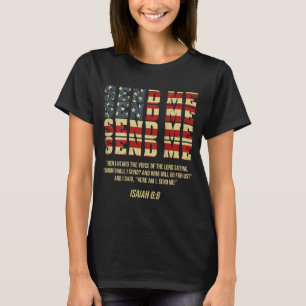 Camiseta Envie-me Isaías 6_8 Cristão Aqui Estou Eu Envie-me