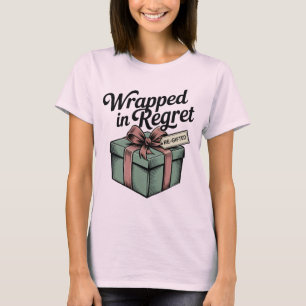Camiseta Envolto em Arrependimento   Design de Natal Divert