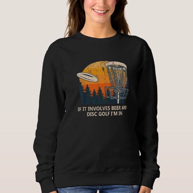 Camiseta Envolve A Cerveja E O Bebendo De Golfe Do Disco, G (Frente)