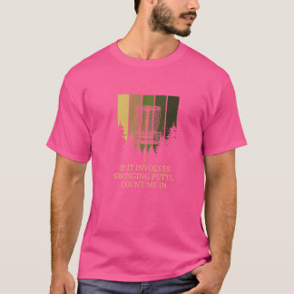 Camiseta Envolve a Piada de Golfe do Golf Pun Putts em Disc