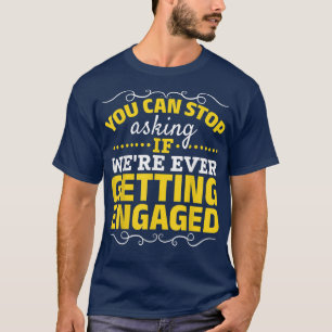Camiseta Envolvido mecanismo de lançamento do Noivado engra