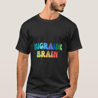 Camiseta Enxaqueca Cefaleias Consciência Arco-Íris Colorido