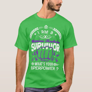 Camiseta Enxaqueca Dores De Cabeça Consciência Sobrevivênci