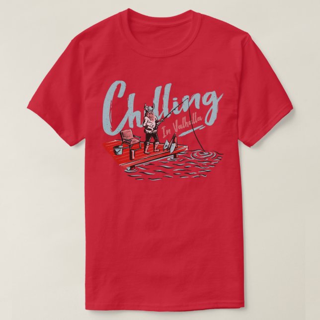 Camiseta Enxergar a pesca engraçado (Frente do Design)