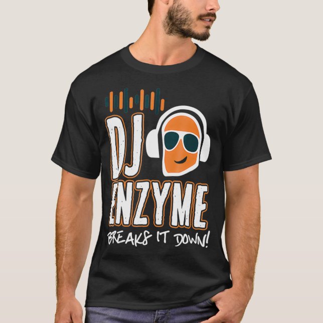 Camiseta Enzima Dj Quebra O Humor Engraçado  (Frente)