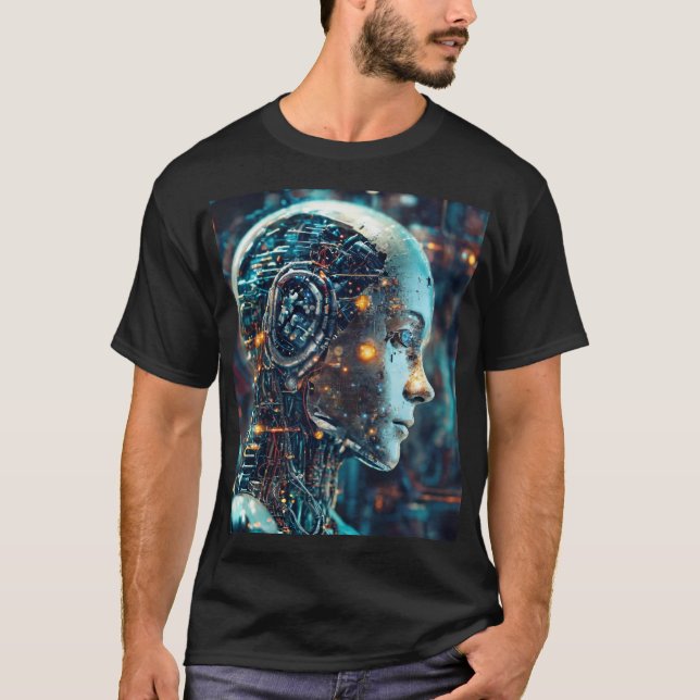 Camiseta Eon: Transpondo a Vida e a Inteligência Artificial (Frente)