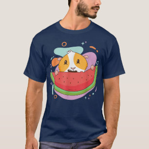 Camiseta Eotic Fruta Lover Engraçado Guiné Porco Água Tropi