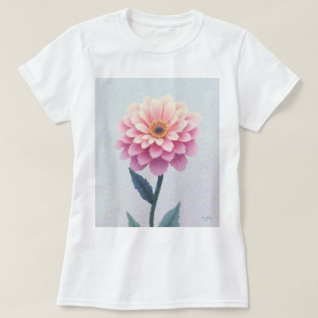 Camiseta Ephemeral Petal Sketch (Frente do Design)