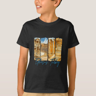 Camiseta Ephesus Turquia Viagem Viagem Pincelada Souvenir