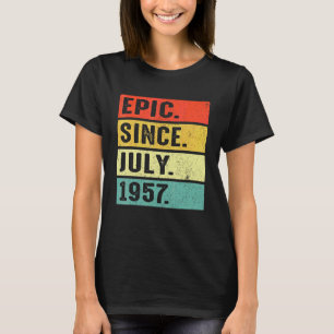 Camiseta Epic, 65 anos, desde julho de 1957, 65° aniversári